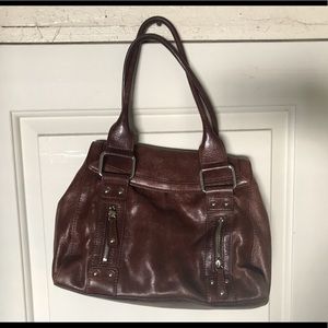 Alfani Leather Shoulder Bag